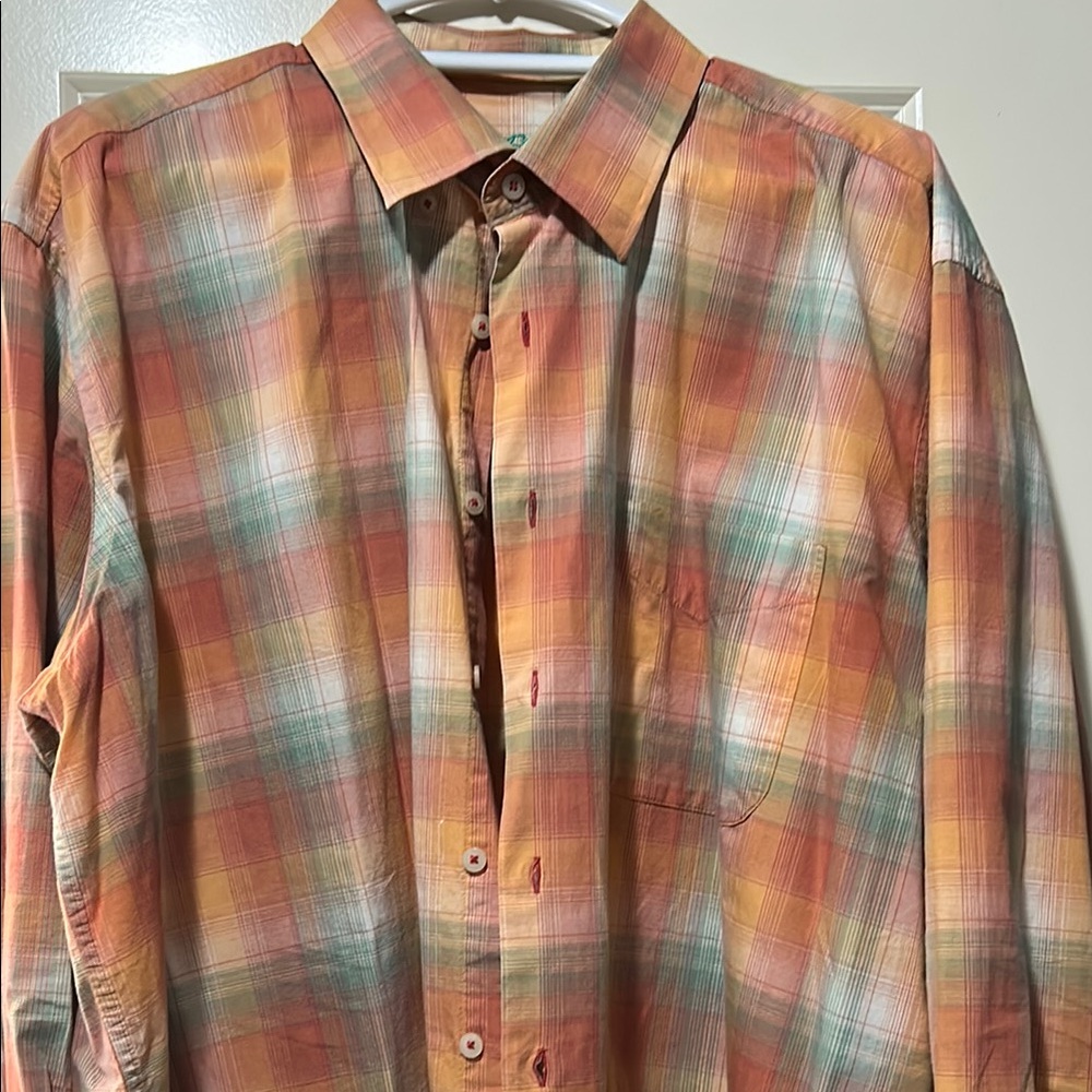 Men's Multicolor Plaid Shirt